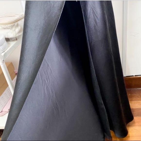 Vintage 90’s Y2K 100% Silk Dress Satin Slip Dress Silk Slip Dress Black Noir - Picture 11 of 13